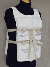 1912 RMS Titanic Fosbery Life Jacket Replica, original Linen material and design picture