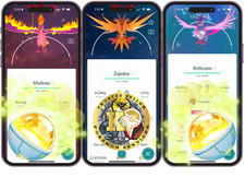 Pokémon TRADE—GO — Shiny Dynamax Moltres — Zapdos — Articuno —Digital♻️ picture