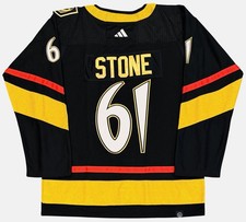 Mark Stone Vegas Golden Knights Reverse Retro 2.0 Custom Jersey Size Large picture