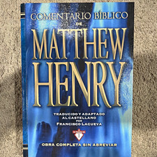 Matthew Henry Comentario Bíblico Obra Completa Sin Abreviar 13 Tomos 1 HC 2013 picture