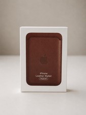 Leather Wallet with MagSafe for Apple iPhone Magsafe Series - Dark Brown picture
