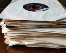 Lot of 50+ (Fifty +) 45's  50's-80's 7” Records   picture