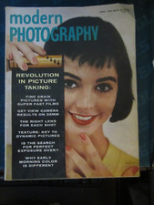 Modern Photography Magazine April 1958 Revolution in Picture Taking Fast Films T picture