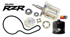 Best RZR Sportsman 800 Oil Water Pump Replacement Billet Impeller K&N Filter Kit picture