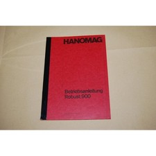 HANOMAG ROBUST 900 1° EDITION OPERATING INSTRUCTIONS picture