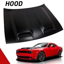 Fits 08-23 Dodge Challenger Redeye Style Front Hood Panel Replacement Aluminum picture