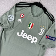 Adidas Juventus Jersey Men XL Green Short Sleeve World Cup Soccer Sport Shirt picture