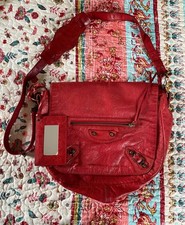 BALENCIAGA City FOLK Messenger bag in RED - crossbody picture