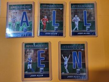 2022 Panini Donruss Elite Josh Allen Spellbound Set Green Buffalo Bills A L E N picture