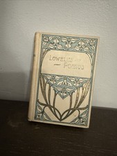 Antique c1901-1906 Lowell’s Poems James Russell Lowell Floral Hardcover picture