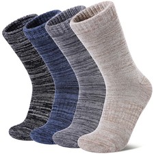 LANLEO Merino Wool Hiking Socks for Women Men Thermal Extra Thick Winter Warm Co picture