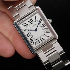 Cartier Tank Solo Stainless Steel 27mmX34mm 3169 GOOD CONDITION  picture