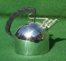 Alessi Miniature Whistling Tea Kettle Teapot Design By Richard Sapper 1983 picture