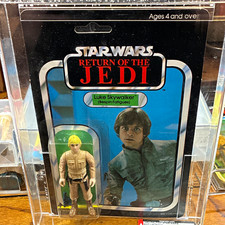 Palitoy 1983 Vintage Star Wars ROTJ Luke Skywalker (Bespin Fatigues) AFA 85 READ picture