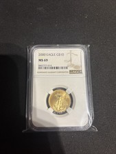 2000 American Gold Eagle $10 Quarter-Ounce 1/4 oz MS 69 NGC picture