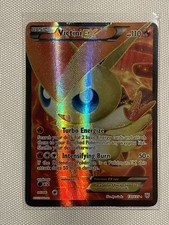 Victini EX 131135 Plasma Storm Ultra Rare Full Art Holo Pokemon Card G2U picture