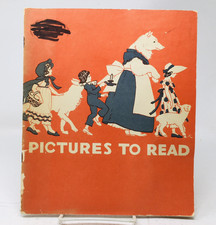 Pictures to Read by Guy L. Bond 1955 Reading Readiness Picture Book Home School picture
