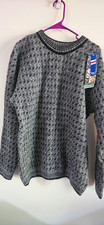 Icewear Iceland Men’s Wool Knit Spotted Crew Neck Pullover Sweater 2XL picture