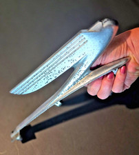 Genuine Vintage 1936 Chrome Bird/Jet Hood Ornament picture