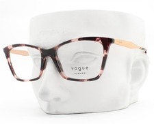 Vogue Eyeglasses Glasses VO5624 3199 Blush Brown Havana Rose Gold 53mm with Case picture