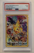 2023 Pokemon PSA 1 SWSH Crown Zenith Pikachu 160/159 Secret Art Holo  picture