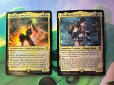 Tifa, Martial Artist Foil & Cloud Ex-Soldier Foil M MTG Final Fantasy NM picture