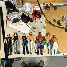 Mattel WWE 7-Figure Mixed Lot Seth Rollins, AJ Styles, Matt Hardy, etc. Unboxed picture