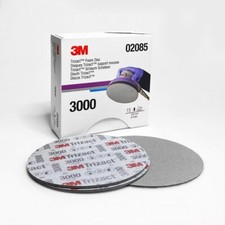 3M 02085 Trizact Hookit 6 in P3000 Grit Foam Disc - 15 Discs/BOX picture