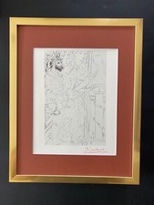 PABLO PICASSO + 1955 SIGNED SUPERB VINTAGE PRINT  picture