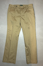 Vintage Y2K Lauren Ralph Lauren Adelle Khaki Pants Womens 14 Straight Leg picture