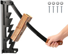 2026 Upgraded Wall Mounted Kindling Splitter for Firewood, Carbon Steel Manual W picture