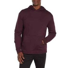 Express Men's Textured Hoodie Size M Winetasting picture