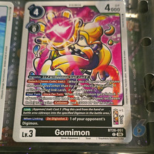 Bandai Digimon Card Game Gomimon BT26-051 Digimon Lv.3 Uncommon Holo Alt Art picture
