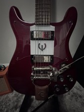 Epiphone Crestwood Custom Cherry Red Electric Guitar 2021 with small Orange Amp picture