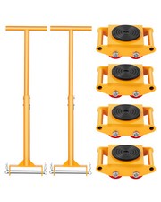 Machine Skate 13228 lbs 6T Machinery Skate Dolly with Handle 360° Rotation picture