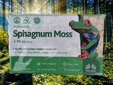 Peruvian Sphagnum Moss, 100g/3.5 oz, long fiber compressed brick, NEW PRODUCT picture