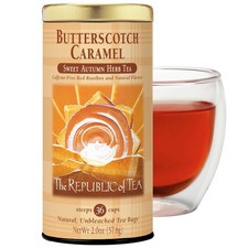 The Republic of Tea Butterscotch Caramel Herbal Tea, 36 Count picture