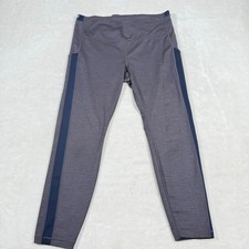 Athleta Ultimate Stash Pocket 7/8 Tight Legging Women's Large Heathered Purple picture
