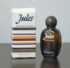 Vtg * JULES by CHRISTIAN DIOR * splash EDT .3 oz 9 ml  OLD VERSION  MINIATURE picture