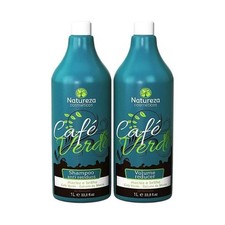 Kit de Queratina Brasileira Café Verde – Alisa, Fortalece e Reduz o  (33.8FL OZ) picture