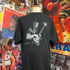 Vintage Jaco Pastorius 1998 Gear Ink Inc Jazz Music Tee Band Tee Sz XL picture