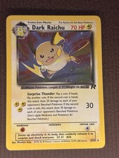 2000 Pokemon Team Rocket Dark Raichu 83/82 Holo Secret Rare picture