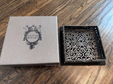 Olivia Riegel Bronze Windsor Cocktail Napkin Holder - Brand new w/ box picture