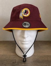 RARE New Era Washington Redskins NFL Adult One Size Beach Bucket Hat NWT picture