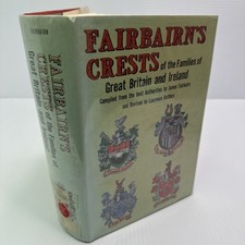 Fairbairns Crests of Families of Great Britain and Ireland Revised 1974 ExLib HC picture