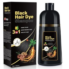 NEW Hair Dye Shampoo 3 in 1 for Women/Men for Gray Coverage Instant Hair Color picture