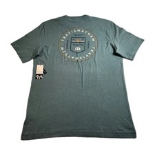 TravisMathew Golf T-Shirt Mens Large Green Short Sleeve Cotton Adult Tee New NWT picture