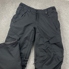 686 Black Infinity Insulated Cargo Pocket Winter Ski Snow Infidry Pants Mens M picture