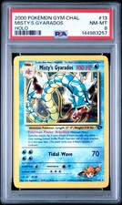 2000 Pokemon Misty's Gyarados 13/132 Gym Challenge Holo PSA 8 Vintage Rare picture