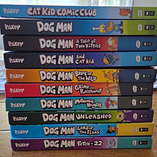 Dog Man Dav Pilkey Hardcover Illustrated English Graphic Novel Lot 8 Fetch-22 picture